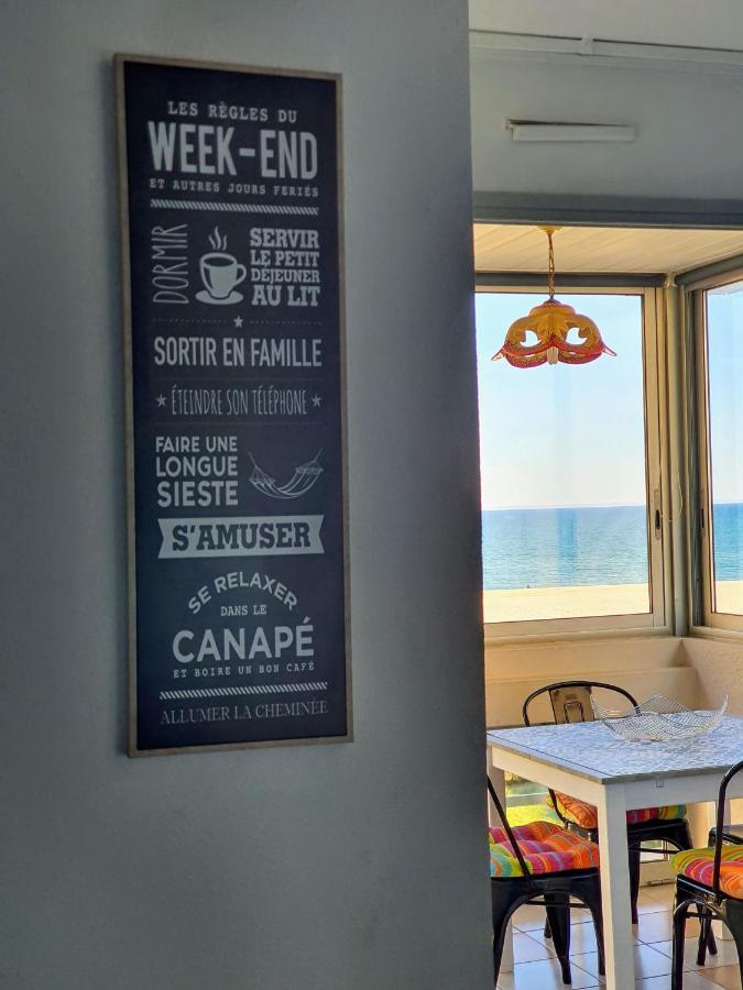 Appart Face A La Mer Les Pieds Dans L'Eau Canet-en-Roussillon Eksteriør bilde